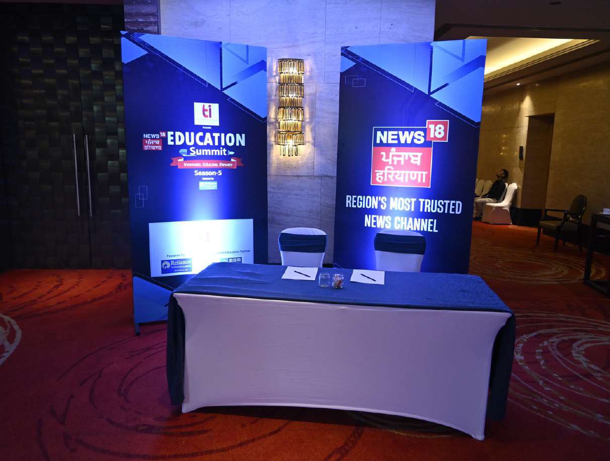 News18 Education Summit stage
